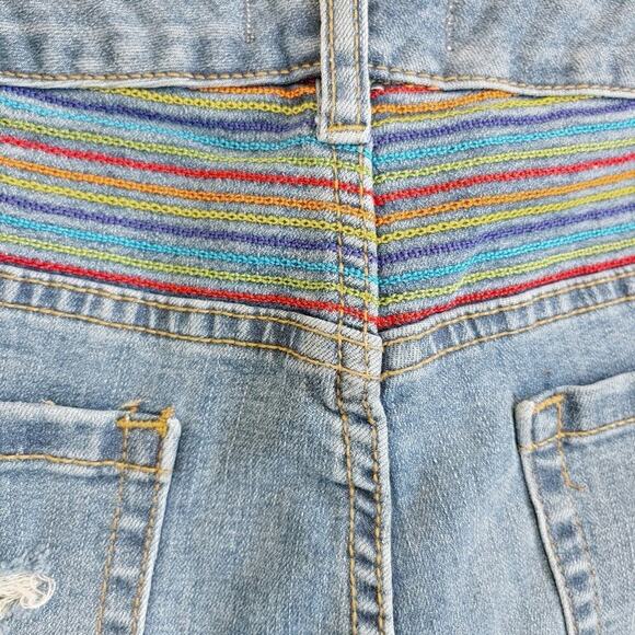 Lane Bryant Flex Magic Waistband Denim Mid-Rise Girlfriend Shorts Plus Size 24 - Picture 12 of 12